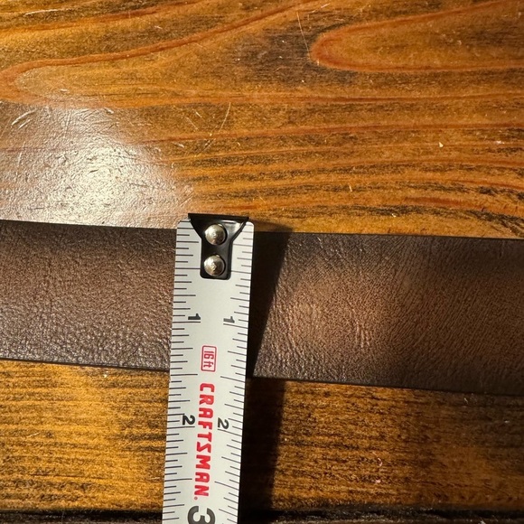 ARIAT BROWN LEATHER BELT WITH FAUX TURQUOISE SILVER BUCKLE  Size L NWOT - Picture 10 of 10